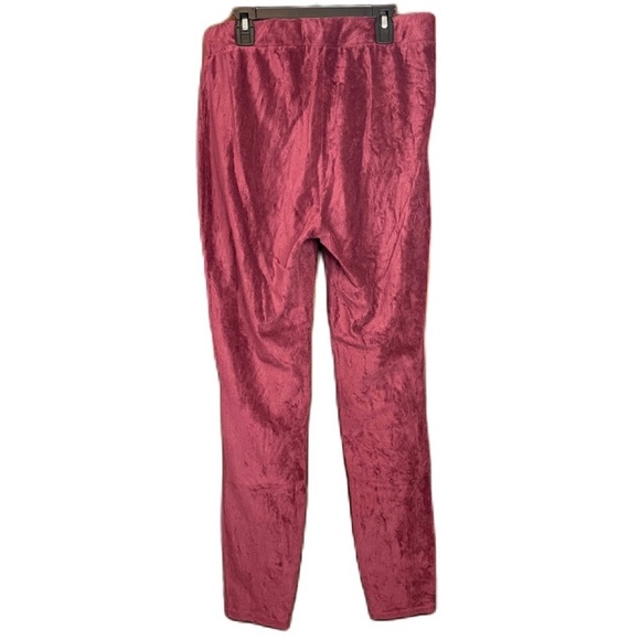 LuLaRoe Women’s Maroon Stretch Corduroy Great Outdoors Skinny Fit Pants Large - Picture 2 of 8